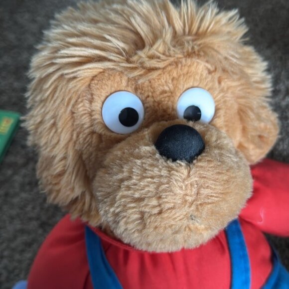 Vintage The Berenstain Bears Plush Stuffed And Books Bundle Papa Brother - Picture 8 of 10